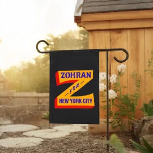 Zohran for New York City “Z” Campaign Banner, Mayor Mamdani 2025 Flag