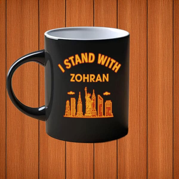 2025 NYC Mayoral Election – Progressive Democrats, I Stand With Zohran Mug