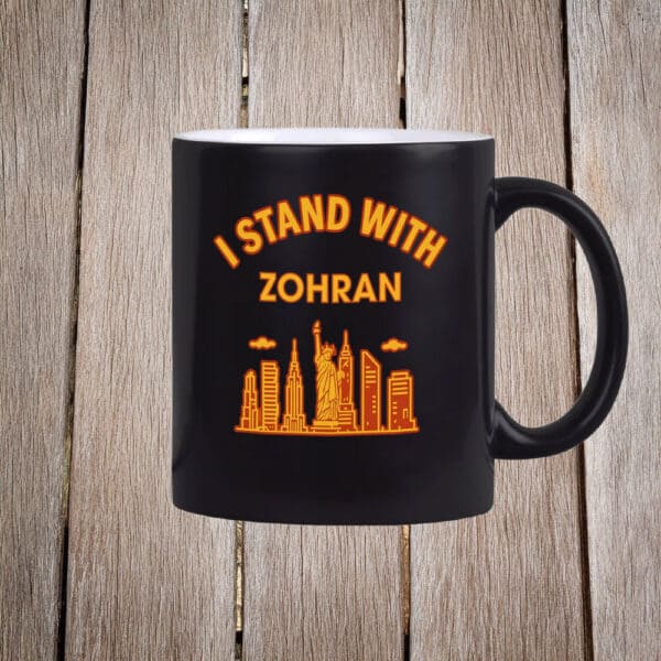 2025 NYC Mayoral Election – Progressive Democrats, I Stand With Zohran Mug