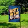 A City We Can Afford Garden Flag – Mayor Mamdani 2025 NYC Flag – Muslim Mayor Campaign Flag