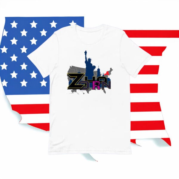 Bold NYC Map Graphic Tee – Represent New York City with Progressive Pride, Zohran for NYC T-Shirt