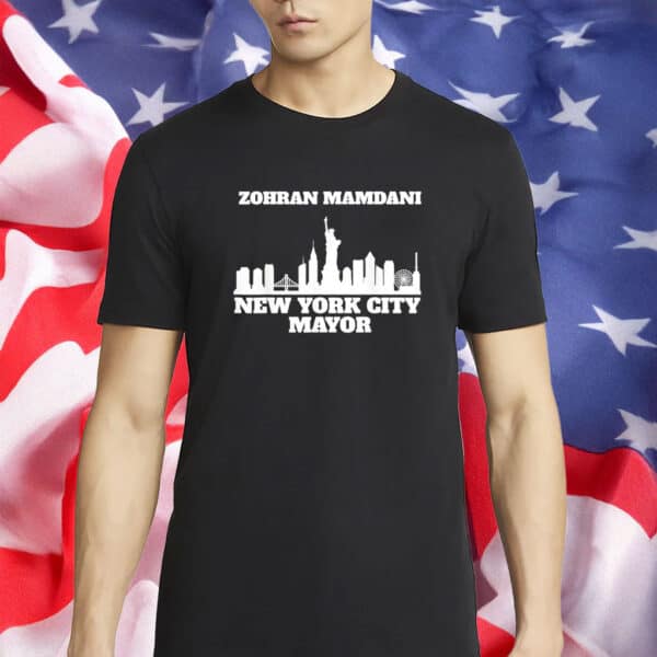 Bold NYC Skyline Campaign Tee, Zohran Mamdani New York City Mayor T-Shirt