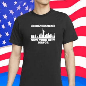 Bold NYC Skyline Campaign Tee, Zohran Mamdani New York City Mayor T-Shirt