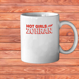 Bold Red Zohran Mamdani NYC 2025 Campaign Cup, Hot Girls For Zohran Mug