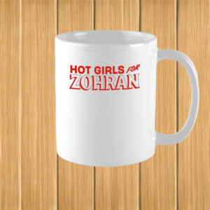 Bold Red Zohran Mamdani NYC 2025 Campaign Cup, Hot Girls For Zohran Mug