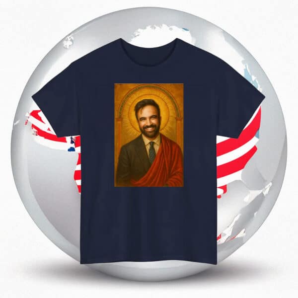 Divine NYC Political Art Tee, Saint Zohran Shirt