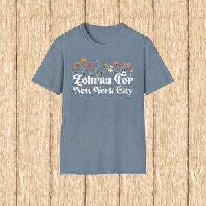 Floral Zohran For New York City T-Shirt – Zohran Mamdani 2025 Shirt