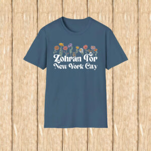 Floral Zohran For New York City T-Shirt – Zohran Mamdani 2025 Shirt