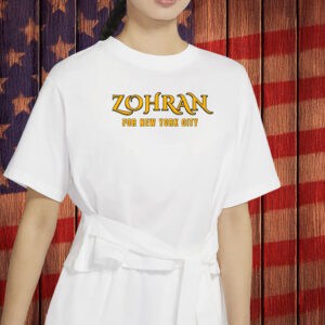 Gothic Font Bella+Canvas Tee, Zohran Mamdani For NYC Shirt