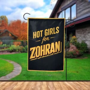 Mayor Mamdani 2025 Feminist Political Yard Banner, Hot Girls For Zohran Garden Flag