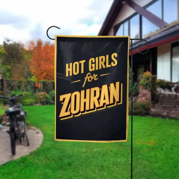 Mayor Mamdani 2025 Feminist Political Yard Banner, Hot Girls For Zohran Garden Flag