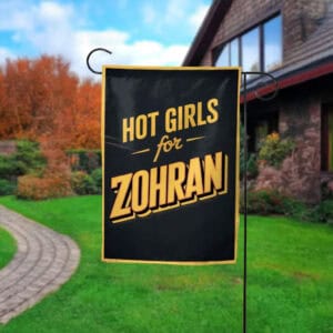 Mayor Mamdani 2025 Feminist Political Yard Banner, Hot Girls For Zohran Garden Flag