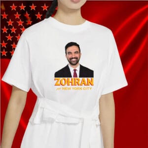 Mayor Mamdani 2025 Portrait Tee-Vote Zohran For New York City Shirt