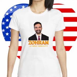 Mayor Mamdani 2025 Portrait Tee-Vote Zohran For New York City Shirt