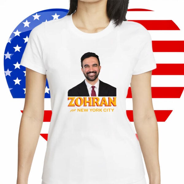 Mayor Mamdani 2025 Portrait Tee-Vote Zohran For New York City Shirt