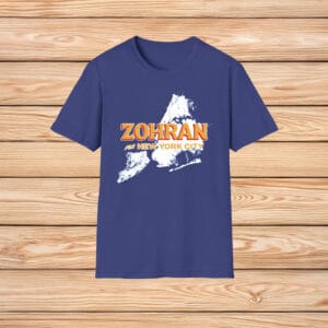 Mayor Mamdani 2025 Tee, Zohran for New York City Map Shirt