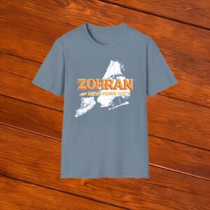 Mayor Mamdani 2025 Tee, Zohran for New York City Map Shirt