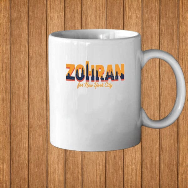 NYC 2025 Campaign Coffee Cup, Zohran For New York City Skyline Mug