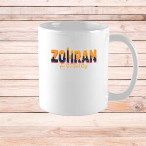 NYC 2025 Campaign Coffee Cup, Zohran For New York City Skyline Mug