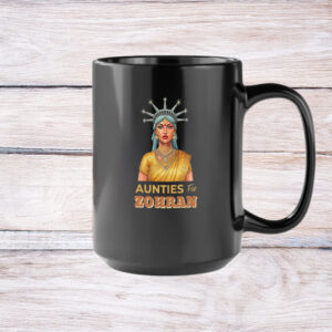 NYC Desi Pride – Zohran Mamdani 2025, Aunties For Zohran Mug