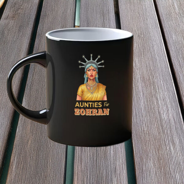 NYC Desi Pride – Zohran Mamdani 2025, Aunties For Zohran Mug