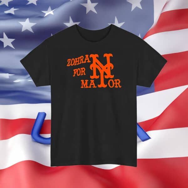 NYC Mets-Inspired Campaign Design – Zohran Mamdani 2025, Zohran for Mayor T-Shirt