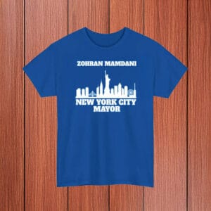NYC Skyline 2025 Campaign Tee, Zohran Mamdani For New York City Mayor T-Shirt