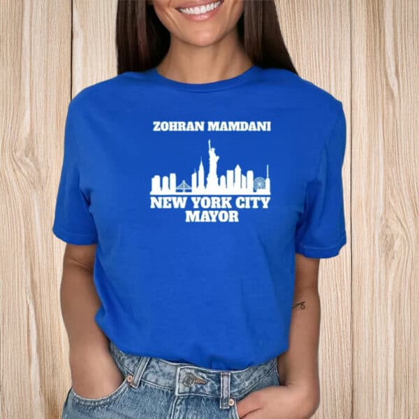 NYC Skyline 2025 Campaign Tee, Zohran Mamdani For New York City Mayor T-Shirt