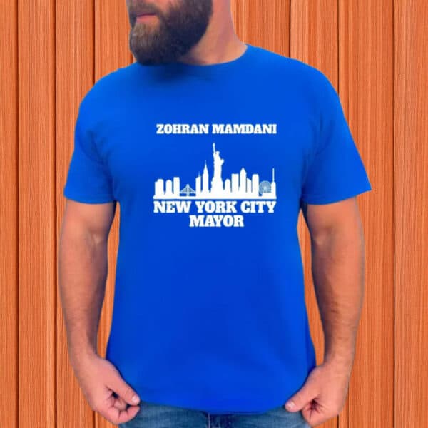 NYC Skyline 2025 Campaign Tee, Zohran Mamdani For New York City Mayor T-Shirt