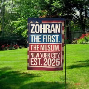 NYC’s First Muslim Mayor Vote Zohran Rank Zohran Banner-Mayor Mamdani 2025 Garden Flag