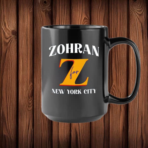NYC’s First Muslim Mayor – Rank Zohran 2025, Zohran for New York City Mug