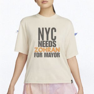 Official NYC Needs Zohran For Mayor T-Shirt
