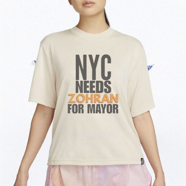 Official NYC Needs Zohran For Mayor T-Shirt