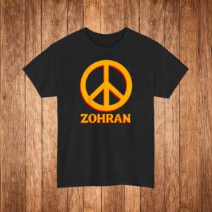 Peace Symbol New York City 2025 Campaign Tee, Zohran Mamdani NYC Mayor Shirt