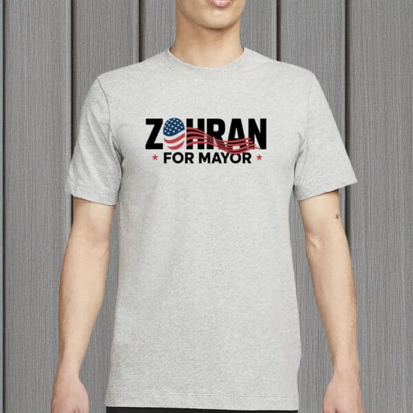 Progressive NYC Election Tee, Zohran For Mayor 2025 American Flag Shirt