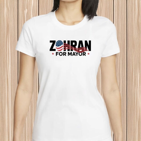 Progressive NYC Election Tee, Zohran For Mayor 2025 American Flag Shirt