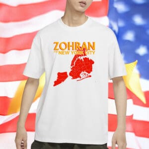 Red Map Campaign Tee for Mayor Mamdani 2025, Zohran For New York City Shirt