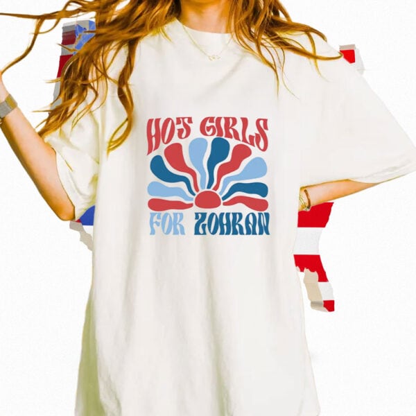 Retro Boho Zohran Mamdani 2025 Campaign Tee, Hot Girls for Zohran T-Shirt