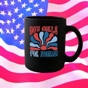 Retro Zohran For New York City 2025 Cup, Hot Girls For Zohran Boho Mug