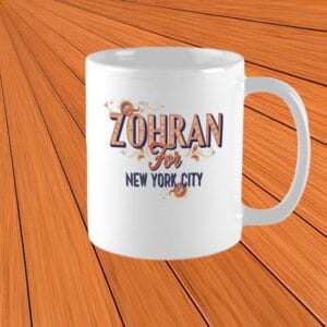 South Asian Inspired Progressive Campaign Design, Zohran For New York City Mug