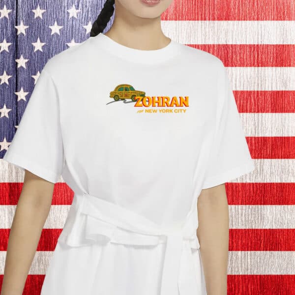 South Asian Taxi Design, Progressive Queens Tee, Zohran for New York City, Zohran Mamdani NYC Shirt