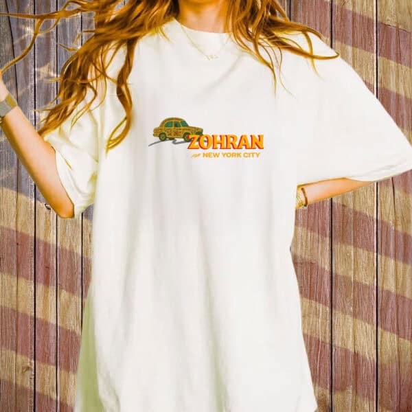South Asian Taxi Design, Progressive Queens Tee, Zohran for New York City, Zohran Mamdani NYC Shirt