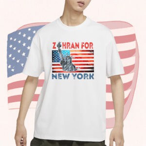 Statue of Liberty American Flag Zohran Mamdani 2025 Tee, Zohran For New York Shirt