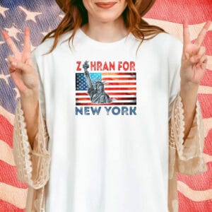 Statue of Liberty American Flag Zohran Mamdani 2025 Tee, Zohran For New York Shirt