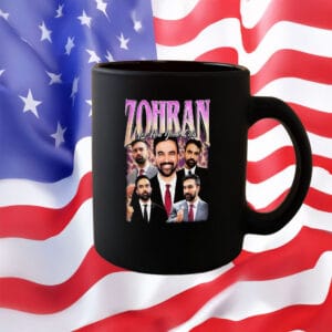 Vintage Style Political Collage – NYC Mayor 2025, Zohran for New York City Mug