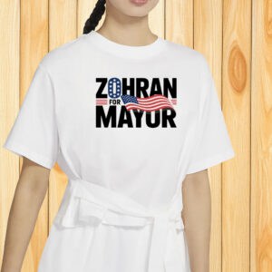 Vote Zohran Mamdani 2025 NYC Election Tee, Zohran for Mayor Patriotic Flag Shirt