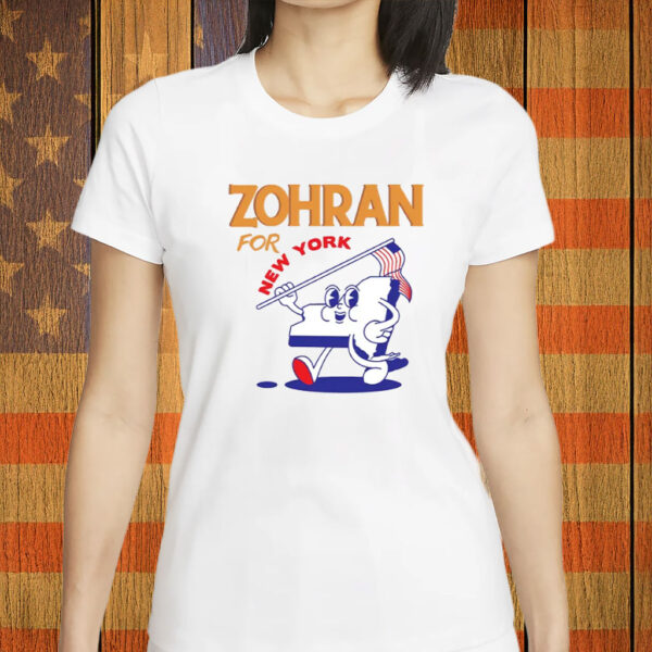 Vote Zohran Mamdani Cartoon Tee-Zohran for New York Shirt