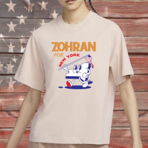 Vote Zohran Mamdani Cartoon Tee-Zohran for New York Shirt