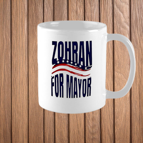 Vote Zohran, Say No to Cuomo – Progressive Democrats Protest Gift, Zohran for Mayor Mug
