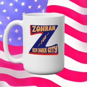 Z for NYC Mayor 2025 – Zohran Mamdani Campaign, Zohran for New York City Mug